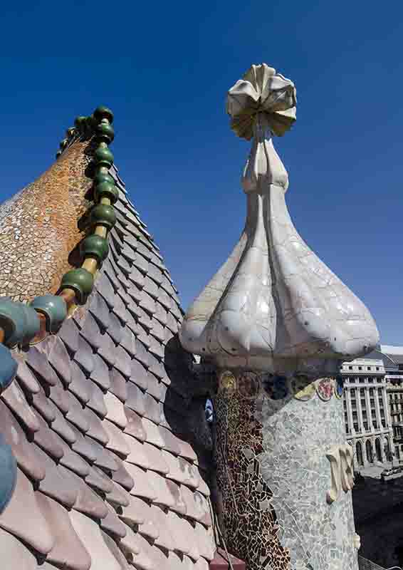 12 - Barcelona - Gaudí - Casa Batlló - terrado